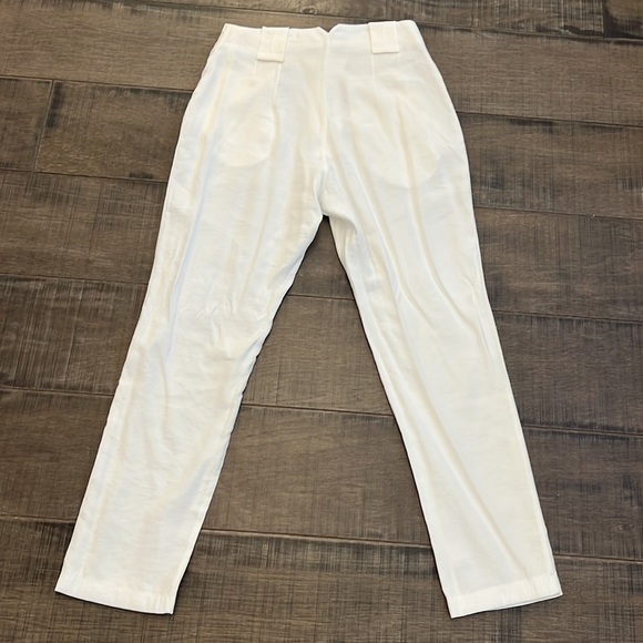 AS NEW HIGH WAISTED SHEGGY WHITE SUIT - Picture 12 of 17